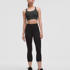 Lululemon Athletica Fast and Free Crop high-rise leggings- Like New